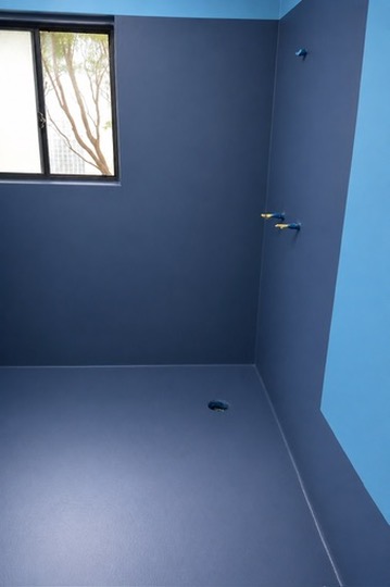 Main bathroom waterproofing upgrade shower